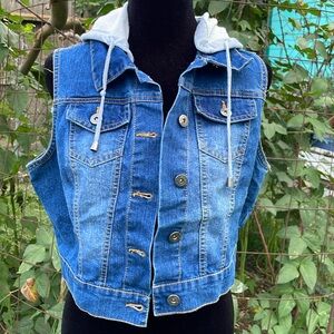 Sleeveless Denim Jacket